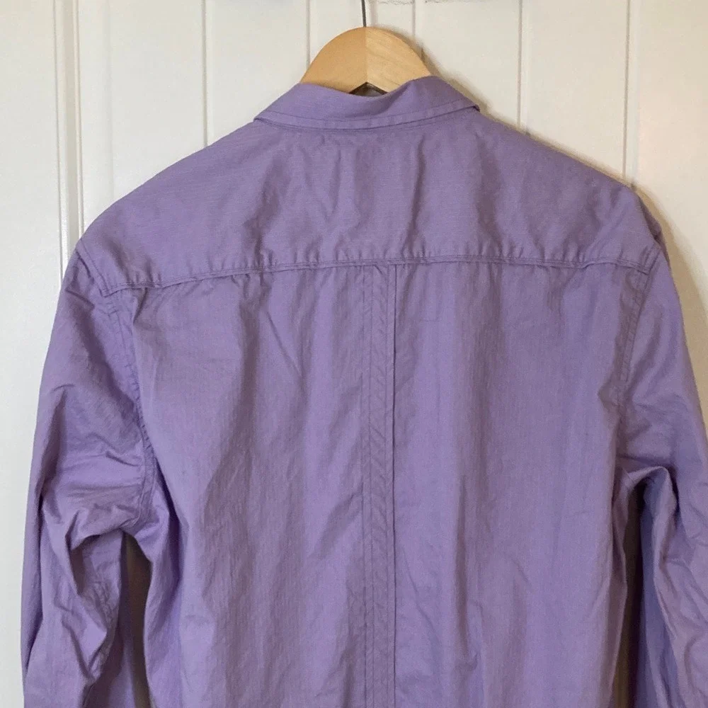 7 Diamonds‎ Mens Double Pocket Lavender Long Sleeve Button Up Shirt Size XL